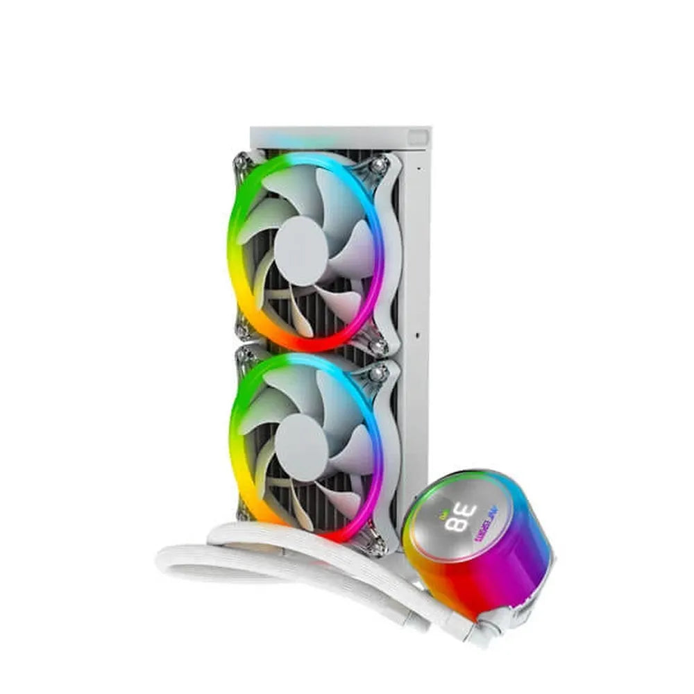 ANT ESPORTS ICE Chroma 240 ARGB 240mm CPU Liquid Cooler ( White ) - 3
