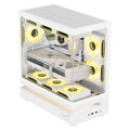 ICE MASTER Dynamite X6 ATX Cabinet (White) – Model IM-CAB-DYN-X6-WH – TechCure India