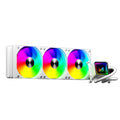 ICE MASTER Hurricane GF-360 ARGB liquid Cooler (White) – Model IM-LC-HURR-360-WH – TechCure India