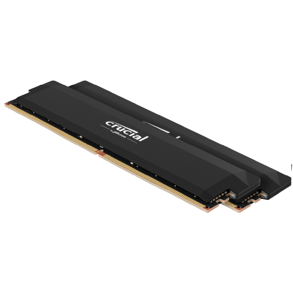 CRUCIAL Pro 32GB ( 16GB x 2  ) 6000MHz DDR5 Ram ( Black ) ( CL36 )