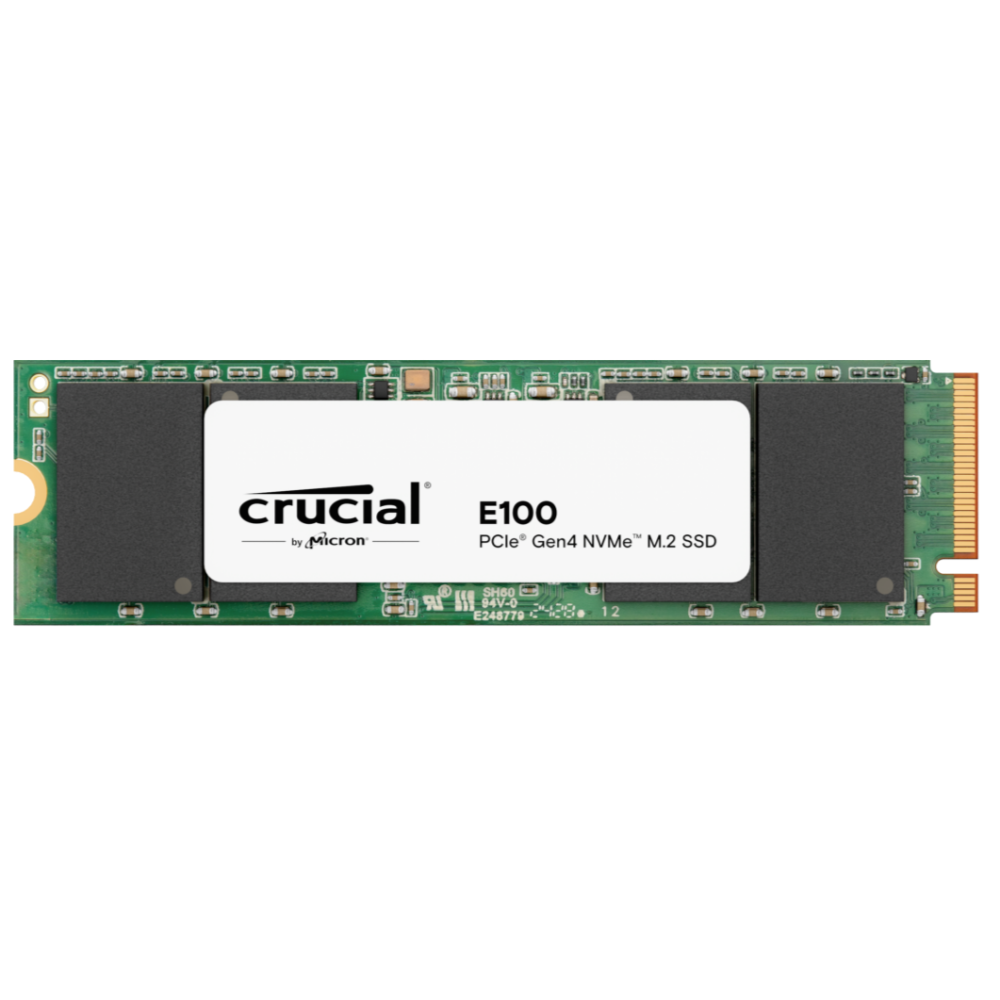 CRUCIAL E100 1TB M.2 NVME Gen4 Solid State Drive ( SSD ) – TechCure India