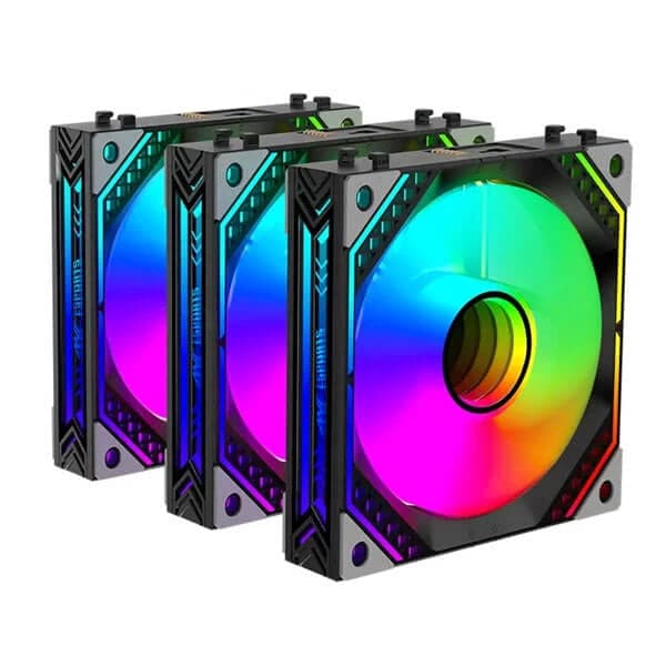 ANT ESPORTS Infinity Flow ARGB 120mm PWM Cabinet Fan Triple Pack – TechCure India