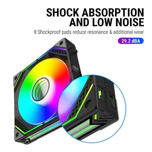 ANT ESPORTS Infinity Flow ARGB 120mm PWM Cabinet Fan Triple Pack – TechCure India