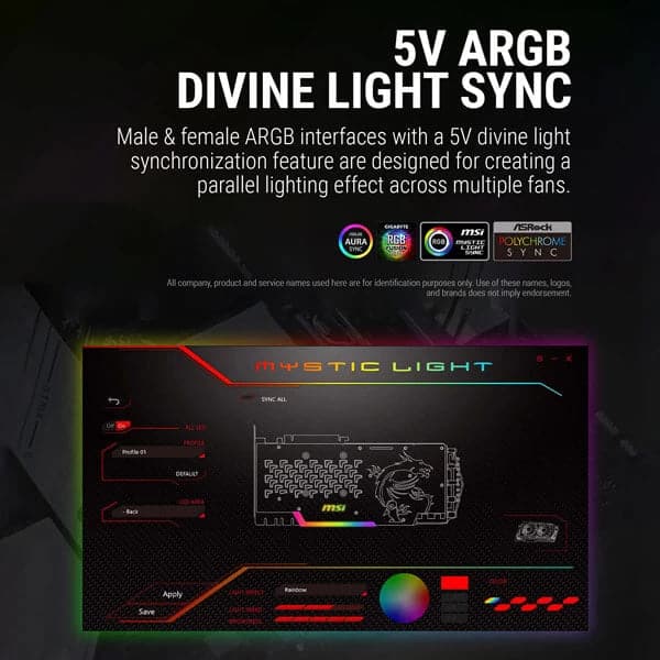 ANT ESPORTS Infinity Flow ARGB 120mm PWM Cabinet Fan Triple Pack – TechCure India