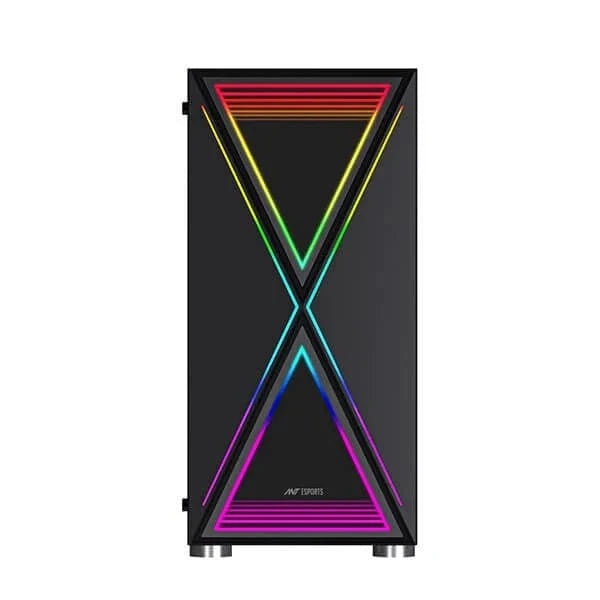 ANT ESPORTS Infinity X ATX Mid Tower Cabinet (Black) – TechCure India