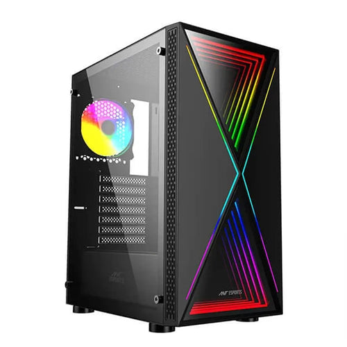 ANT ESPORTS Infinity X ATX Mid Tower Cabinet (Black) – TechCure India