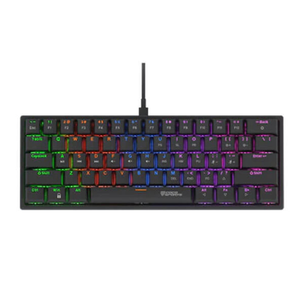 COCONUT K21 Virgo Mini 60% Wired Mechanical Gaming Keyboard ( Black ) ( Outemu Red Switch ) – TechCure India