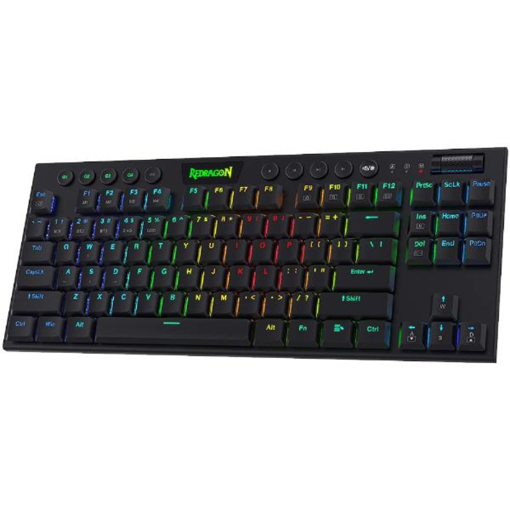 REDRAGON K621 Pro Horus Tenkeyless Mechanical Wired + Bluetooth Gaming Keyboard ( Black ) ( Red Linear Switch ) – TechCure India