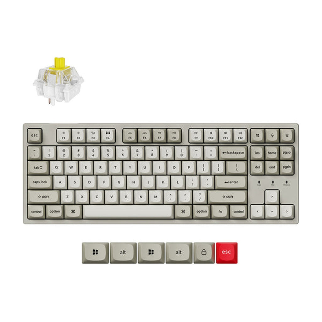 Keychron C1 Pro 8K QMK Wired Custom Mechanical Keyboard C1PX-M1-IN – photo 2 – TechCure India