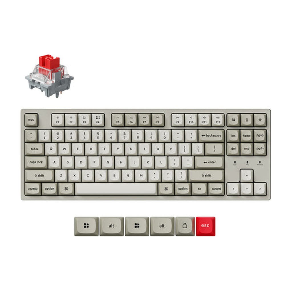Keychron C1 Pro 8K QMK Wired Custom Mechanical Keyboard C1PX-M1-IN – photo 3 – TechCure India
