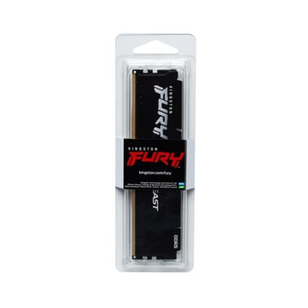 KINGSTON Fury Beast 32GB ( 32GB x 1 ) 5200MHz DDR5 RAM ( Black ) ( CL40 )