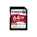 Kingston Canvas React Plus V90 64GB SD Memory Card
