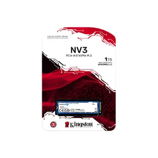 Kingston NV3 1TB PCIe Gen 4.0 Internal SSD (SNV3-1000G) – TechCure India