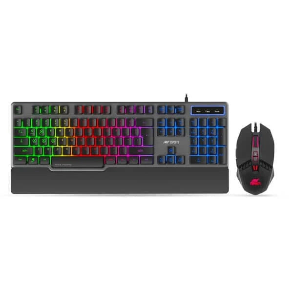 ANT ESPORTS KM500 Full Size Membrane Gaming Keyboard And Mouse Combo (Black) (MemBrane Keyboard) (KM500-COMBO) – TechCure India