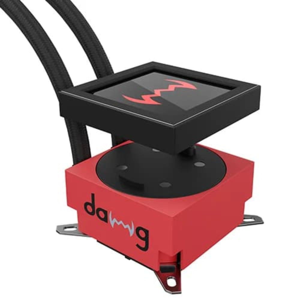DAWG L360 ARGB 360mm CPU Liquid Cooler ( With LCD Display ) ( Black ) - 3