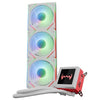 DAWG L360 ARGB 360mm CPU Liquid Cooler ( With LCD Display ) ( White )
