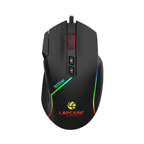 Lapcare Champ LGM-108 7200dpi RGB Mouse – TechCure India