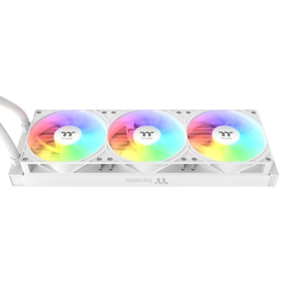 THERMALTAKE LB360-S ARGB 360mm CPU Liquid Cooler ( White ) ( With LCD Display ) – TechCure India