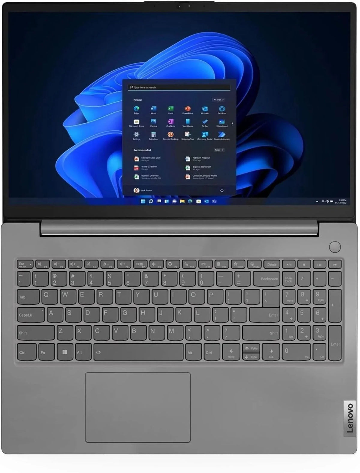 Lenovo V15 AMD Ryzen 7 Octa Core 7th Gen 7730U 16 GB RAM 512 GB SSD 15.6 Inch – Grey – TechCure India