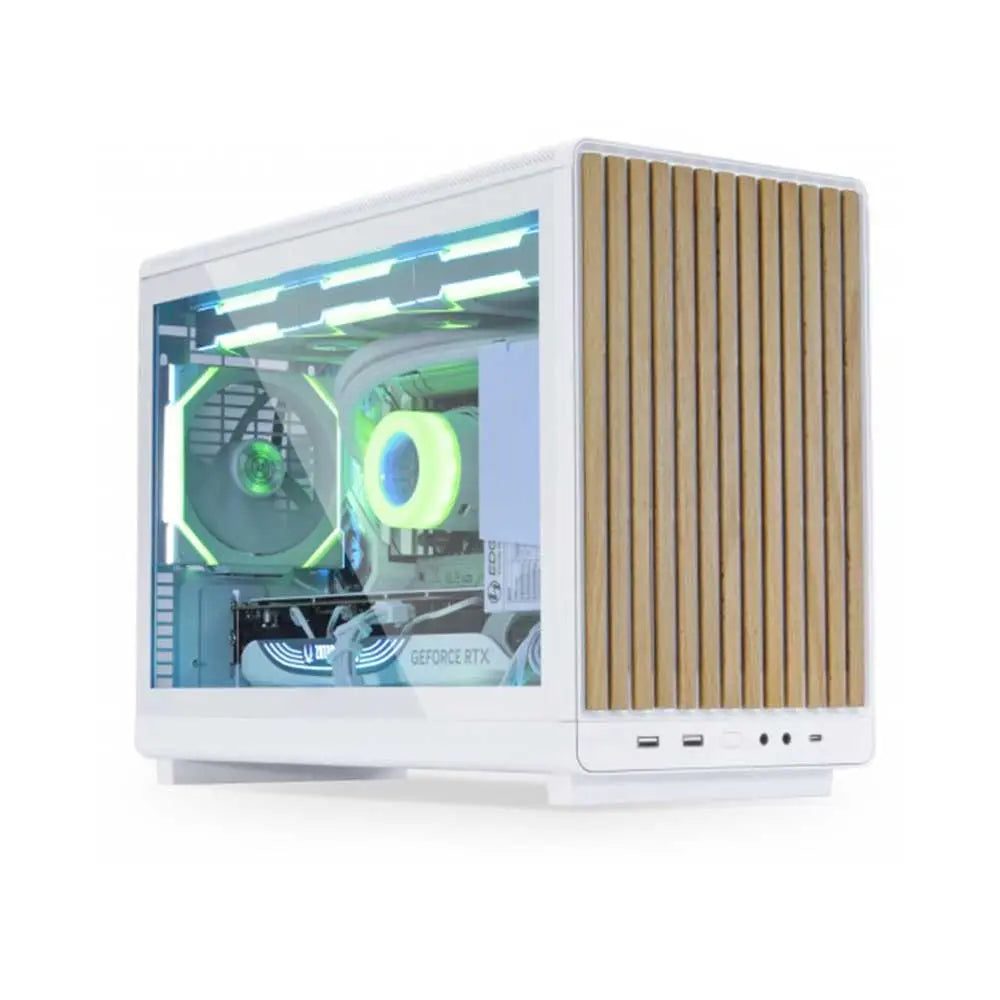Lian Li A3 Micro ATX Tempered Glass White Steel Mini Tower Desktop Cabinet (G99.A3W-WDG.IN) – TechCure India