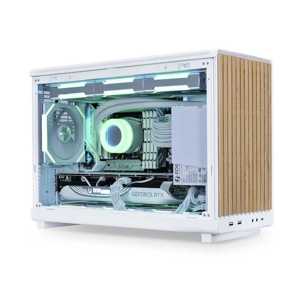 Lian Li A3 Micro ATX Tempered Glass White Steel Mini Tower Desktop Cabinet (G99.A3W-WDG.IN) – TechCure India