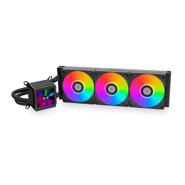 Lian Li Galahad II Lcd Argb 360mm Cpu Liquid Cooler (Black) (G89-GA2ALCD36B-IN) – TechCure India