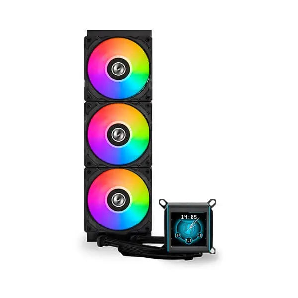 Lian Li Galahad II Lcd Argb 360mm Cpu Liquid Cooler (Black) (G89-GA2ALCD36B-IN) – TechCure India