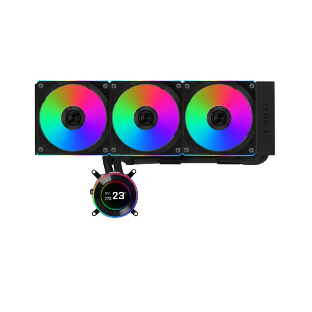 Lian Li Hydroshift II LCD-C 360CL 360mm CPU Liquid Cooler Black (G89-GHS2LCD36RB-IN) – TechCure India