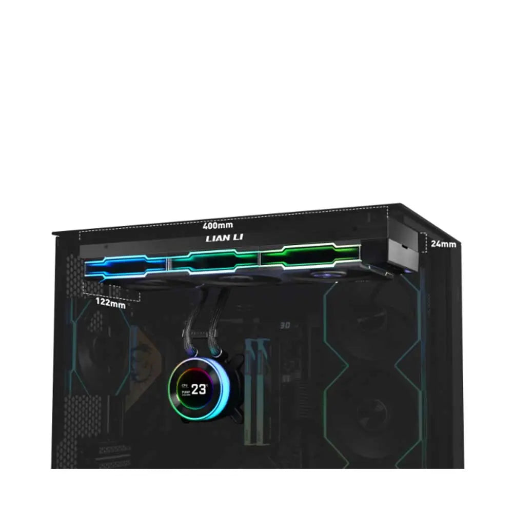 Lian Li Hydroshift II LCD-C 360CL 360mm CPU Liquid Cooler Black (G89-GHS2LCD36RB-IN) – TechCure India