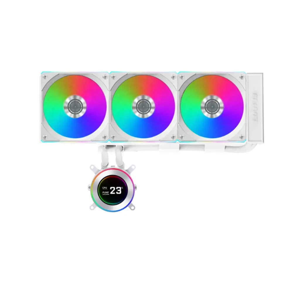 Lian Li Hydroshift II LCD-C 360CL 360mm CPU Liquid Cooler White (G89-GHS2LCD36RW-IN) – TechCure India
