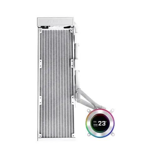 Lian Li Hydroshift II LCD-C 360N Fan less CPU Liquid Cooler White (G89-GHS2LCD36W-IN) – TechCure India