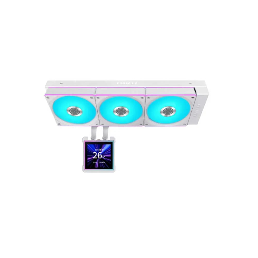 Lian Li HydroShift II LCD-S 360 CL 360mm AIO Liquid Cooler White (G89-GHS2LCDS36CW-IN) – TechCure India