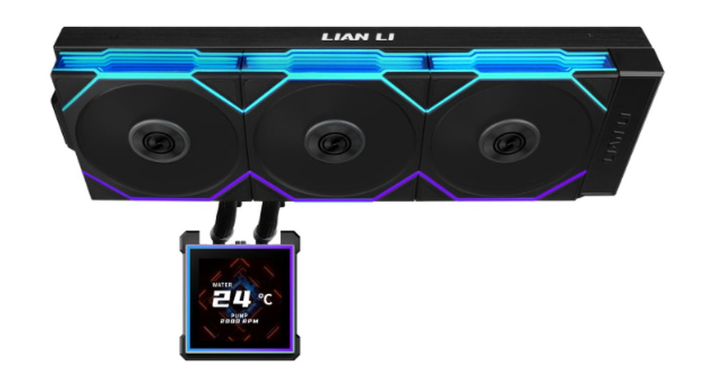 Lian Li HydroShift II LCD-S 360 TL 360mm Liquid Cooler Black (G89-GHS2LCDS36TFB-IN) – photo 2 – TechCure India