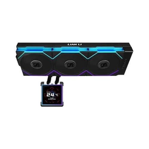 Lian Li HydroShift II LCD-S 360TL Black, 360mm AIO Liquid CPU Cooler – TechCure India