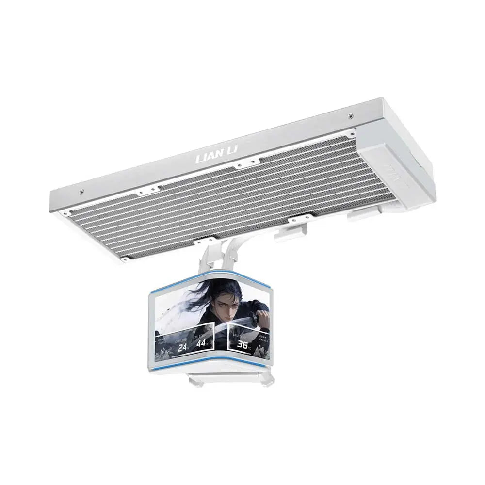 Lian Li Hydroshift II OLED AIO CPU Cooler 360mm Fanless White (G89-GHS2OLDC36NW-IN) – TechCure India