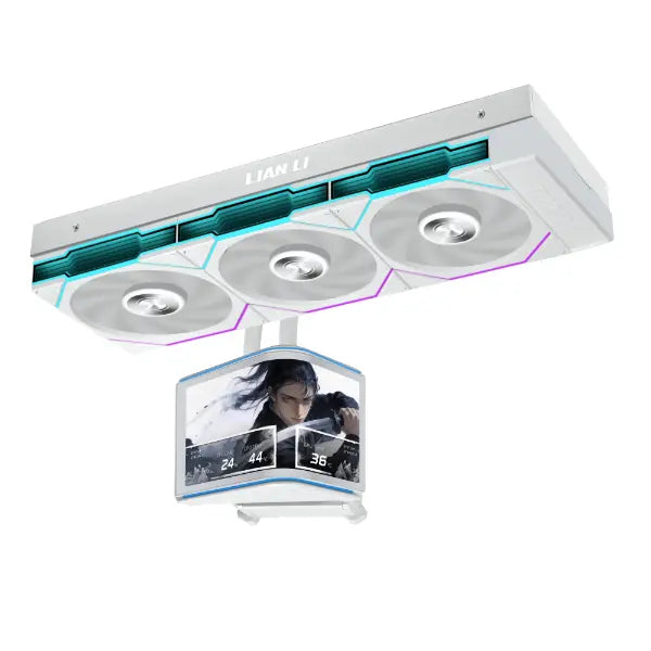Lian Li Hydroshift II OLED Curved 360TL Liquid CPU Cooler – White (GHS2OLDC36TW) – TechCure India