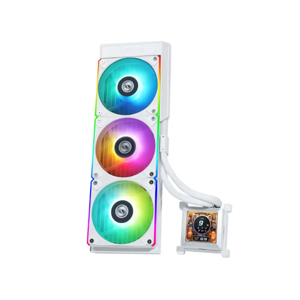 Lian Li Hydroshift LCD 360R AIO CPU Liquid Cooler White (HSLCD36RW WHITE) – TechCure India