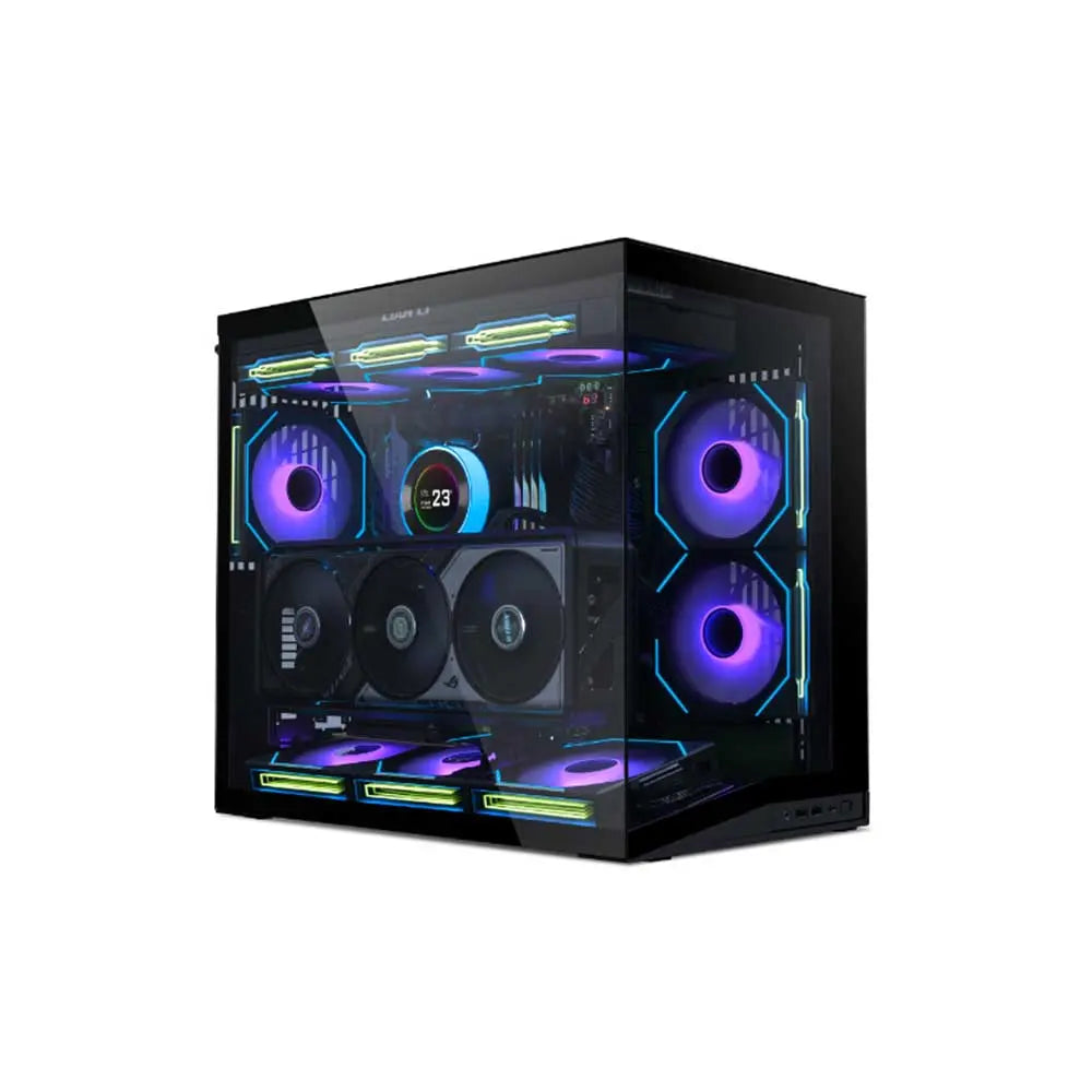 Lian Li O11 Dynamic Mini V2 Flow ATX Cabinet Black (G99-O11DMIV2FX-IN) – TechCure India