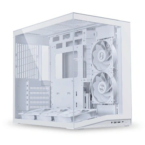 Lian Li O11 Dynamic Mini V2 Flow White ATX Mid Tower Case – Model G99-O11DMIV2FW-IN – TechCure India
