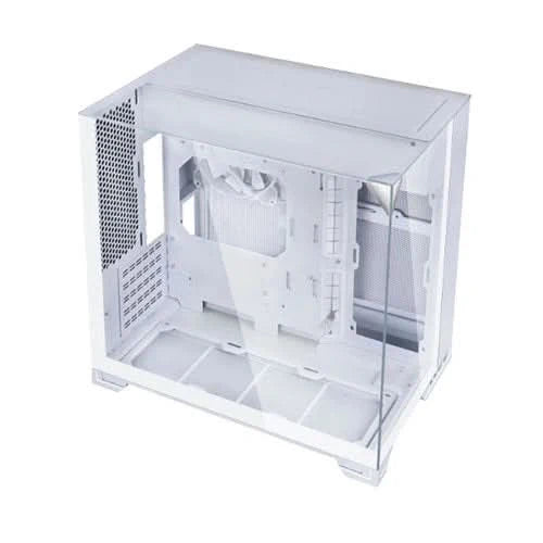 LIAN LI O11 VISION-M White, Micro-ATX Dual Chamber Gaming Cabinet – TechCure India