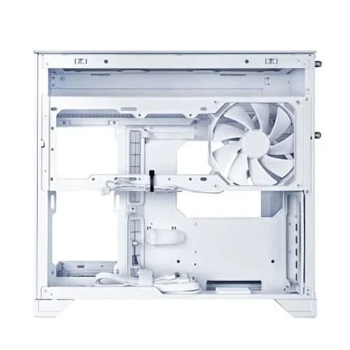 LIAN LI O11 VISION-M White, Micro-ATX Dual Chamber Gaming Cabinet – TechCure India