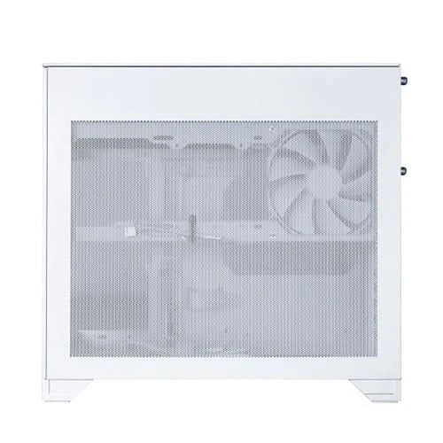 LIAN LI O11 VISION-M White, Micro-ATX Dual Chamber Gaming Cabinet – TechCure India