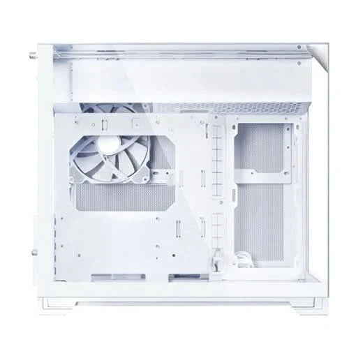 LIAN LI O11 VISION-M White, Micro-ATX Dual Chamber Gaming Cabinet – TechCure India