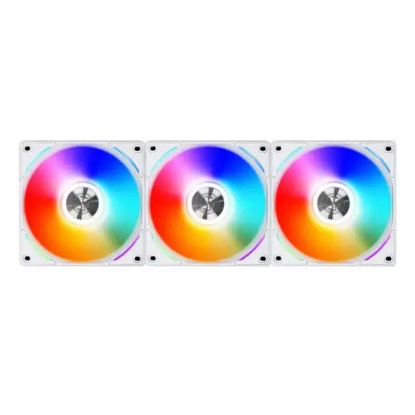 Lian Li Uni Fan Al120 Argb White 120mm Cabinet Fan Triple Pack (G99-12AL3W-IN) – TechCure India