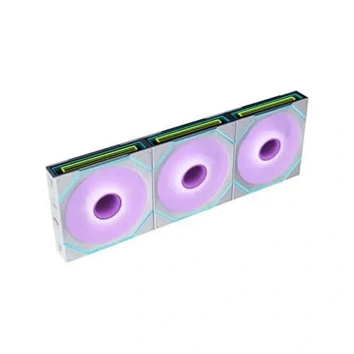 LIAN LI UNI FAN SL-INF FLEX Reverse Blade 120mm ARGB Case Fan, 3-Pack, White – TechCure India