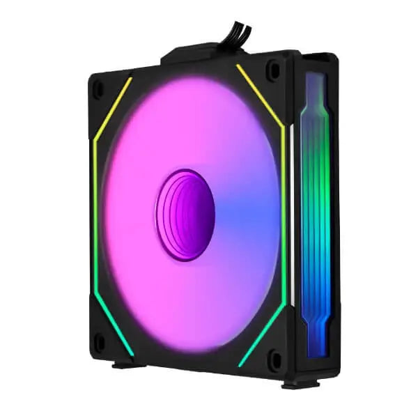 Lian Li UNI Fan SL-INF Reverse Blade Black 120mm Cabinet Fan (Single Pack) (G99-12RSLIN1B-IN) – TechCure India