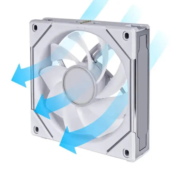 Lian Li UNI Fan SL-INF Reverse Blade White 120mm Cabinet Fan (Single Pack) (G99-12RSLIN1W-IN) – TechCure India