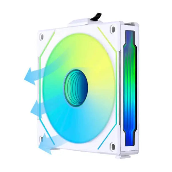 Lian Li UNI Fan SL-INF Reverse Blade White 120mm Cabinet Fan (Single Pack) (G99-12RSLIN1W-IN) – TechCure India
