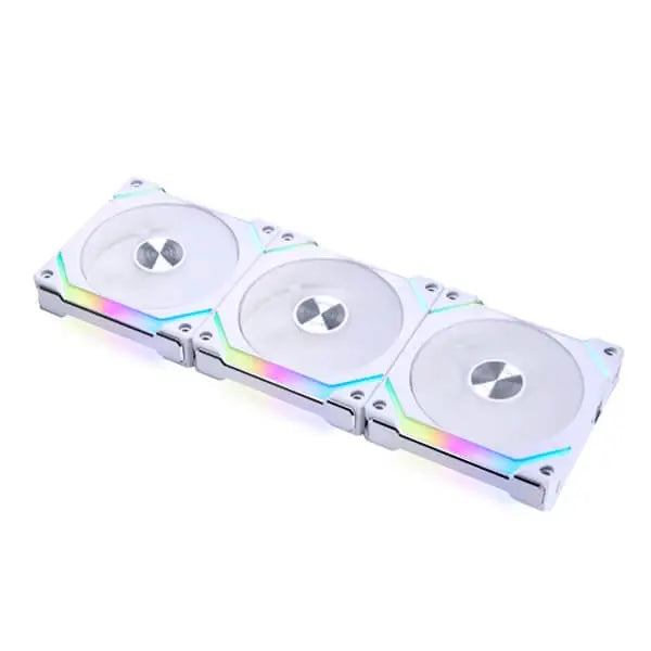 Lian Li Uni Fan SL V2 120 Argb Cabinet Fan with Controller (Triple Pack) (White) (G99-12SLV23W-IN) – TechCure India