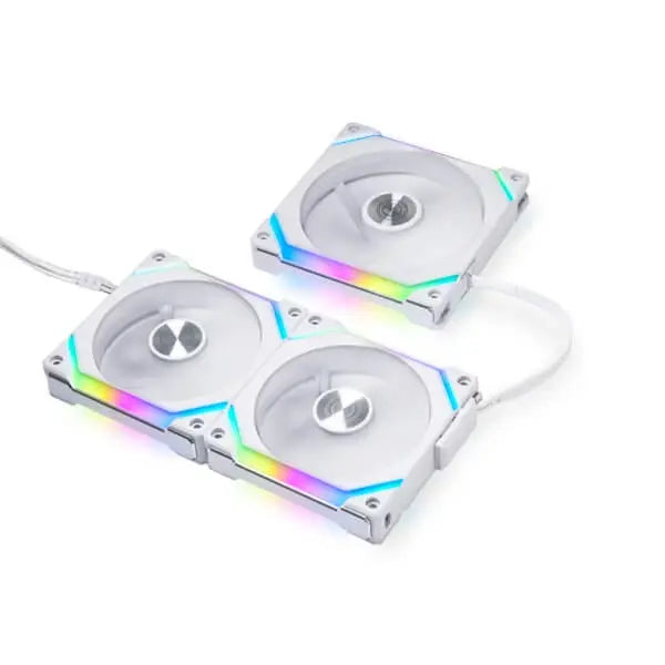 Lian Li Uni Fan SL V2 120 Argb Cabinet Fan with Controller (Triple Pack) (White) (G99-12SLV23W-IN) – TechCure India